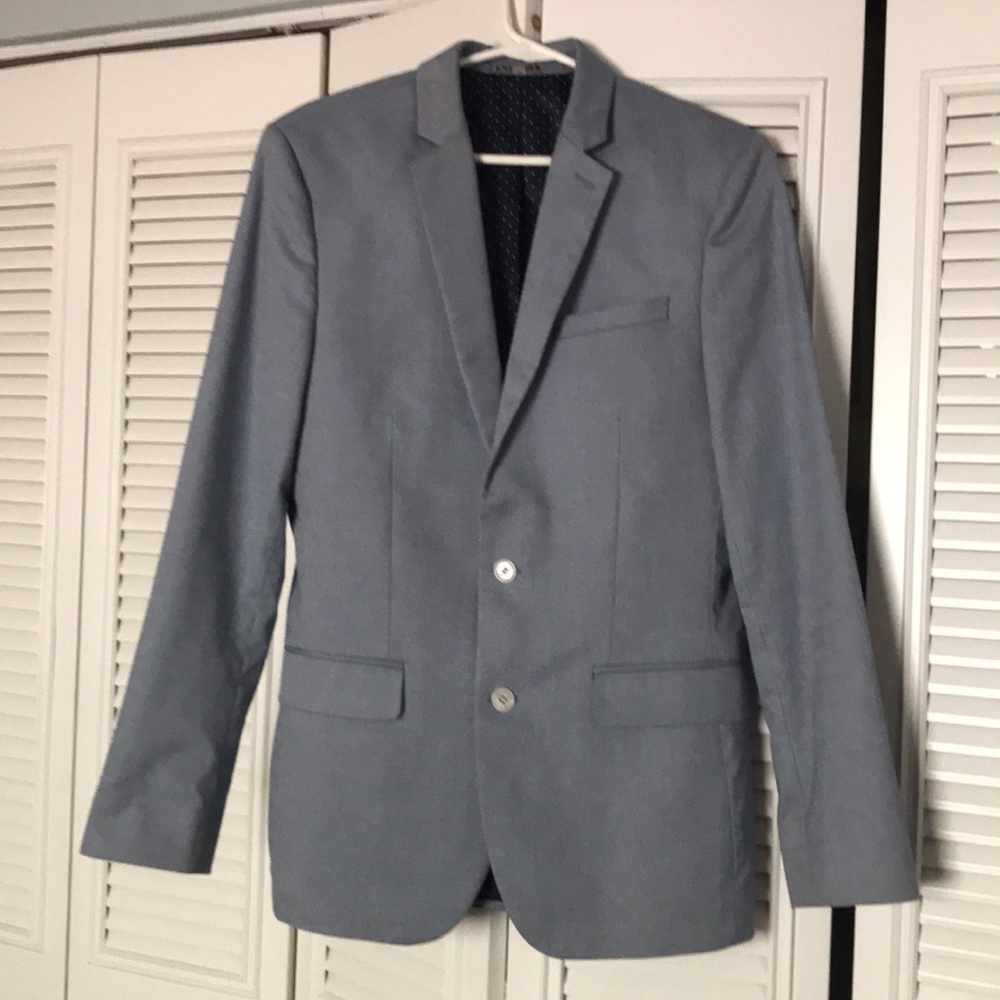 EXPRESS Men Blazer Photographer fitted blue light